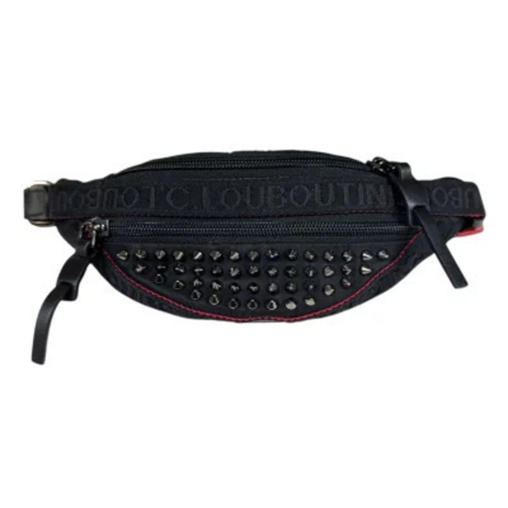 Christian Louboutin Spike Stud Paris NYC Body Bag Black Waist